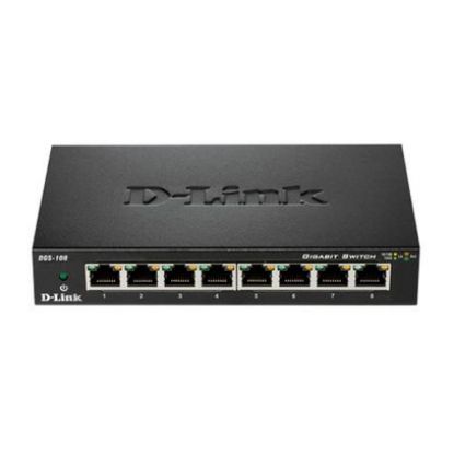 Imagem de Switch de Rede D-Link 8 Portas Gigabit - DGS-108