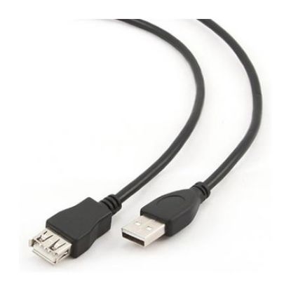 Imagem de Cabo USB2.0 Extensão Gembird Preto - 1.8Mtr