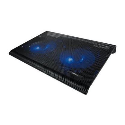 Imagem de Base Refrigeração Trust Azul 17" LED Azul Preto