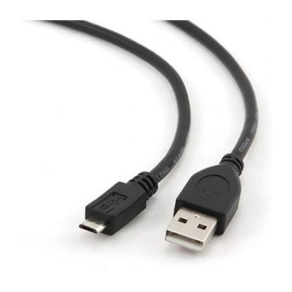 Imagem de Cabo MicroUSB p/ USB2.0 Gembird Preto - 3Mtr