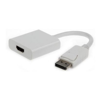 Imagem de Cabo Adaptador DisplayPort p/ HDMI M/F Gembird Branco