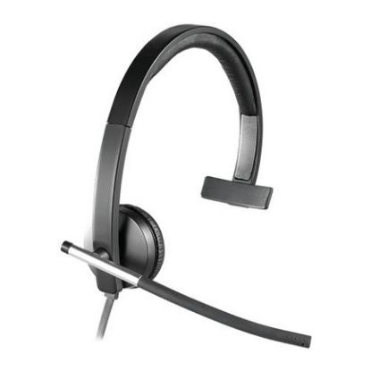Imagem de Headset Call Center Logitech H650E USB Mono Preto