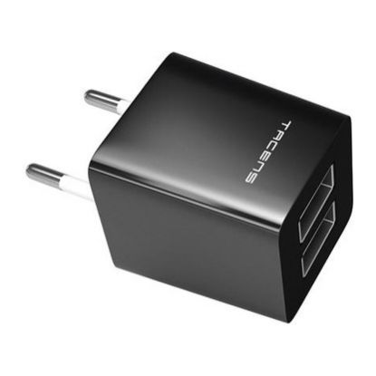 Imagem de Carregador de Tomada Tacens 2 Portas USB 2.1A AUSB1