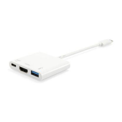 Imagem de Cabo Adaptador Type-C p/ HDMI + USB M/F Equip