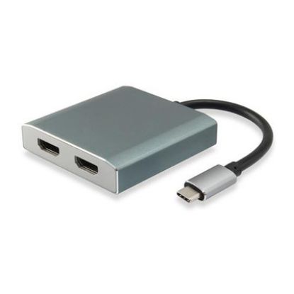 Imagem de Cabo Adaptador Type-C p/ 2x HDMI M/F Equip