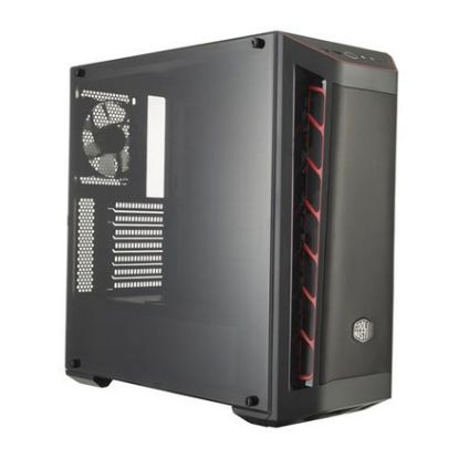 Imagem de Caixa Cooler Master MasterBox MB511 Mesh Preta/Vermelha (ATX) (Vidro Temperado)