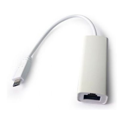 Imagem de Adaptador de Rede MicroUSB p/ RJ45 10/100Mbps Gembird NIC-MU2-01