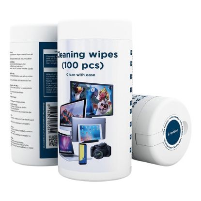 Imagem de Toalhetes Limpeza Gembird p/ TFT/LCD (Pack100)
