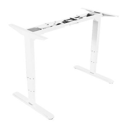 Imagem de Estrutura Elétrica Equip para Mesa Ajustável Dual Branca