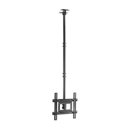 Imagem de Suporte Teto Extensível p/ Ecrã 32"/70" Equip Inclinável/Giratório Preto