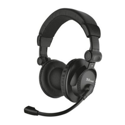 Imagem de Headset Trust Como Preto