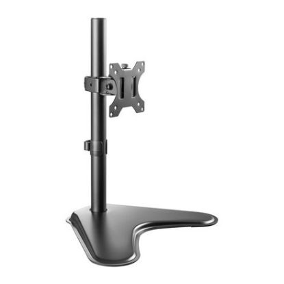 Imagem de Suporte Mesa Stand Ajustável p/ Ecrã 13"/32" Equip Inclinável/Giratório Preto