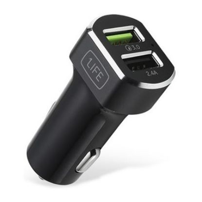Imagem de Carregador de Isqueiro 1Life 2 Portas USB 3A Quick Charge