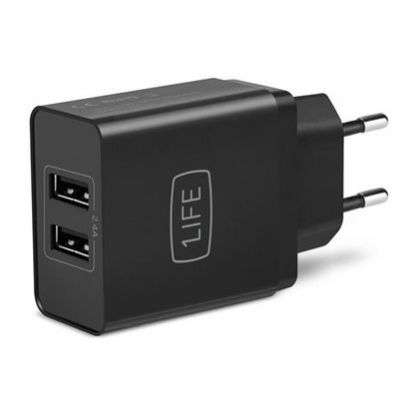 Imagem de Carregador de Tomada 1Life 2 Portas USB 2.4A