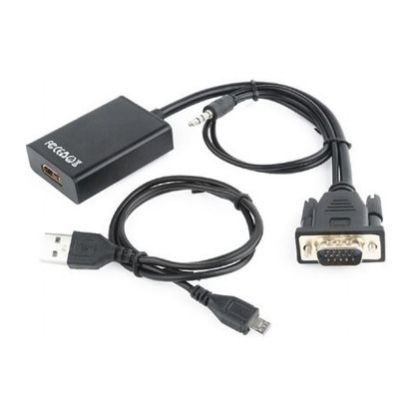 Imagem de Cabo Adaptador VGA p/ HDMI M/F Gembird
