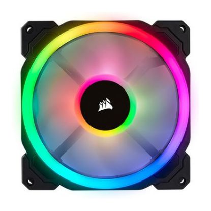 Imagem de Ventoinha 140mm Corsair LL140 Dual Light Loop RGB LED PWM