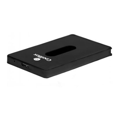 Imagem de Caixa Externa 2,5" SATA CoolBox SlimChase SCS-2533 Preta USB3.0