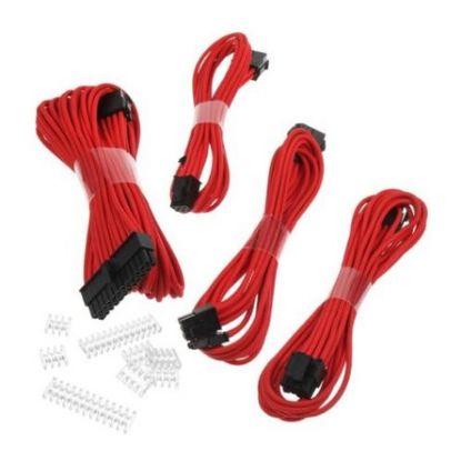 Imagem de Kit de Expansão Phanteks Cabos Sleeved 50cm Vermelho