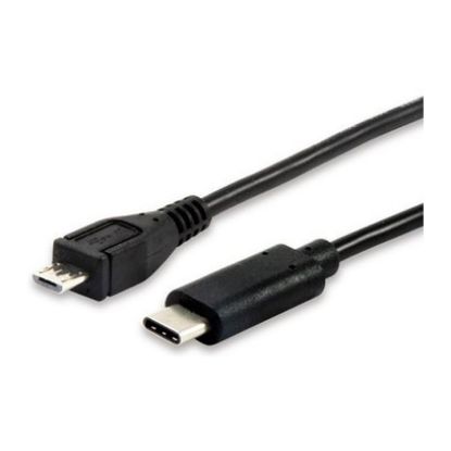 Imagem de Cabo MicroUSB p/ Type-C Equip - 1Mtr