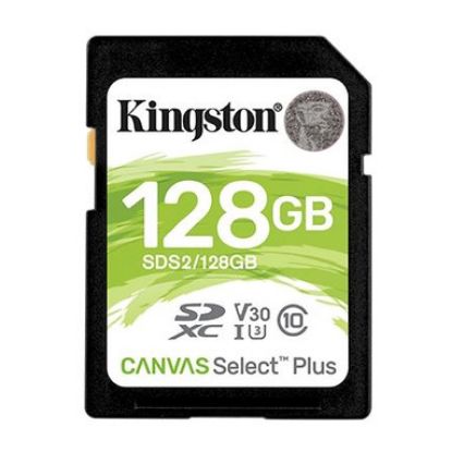 Imagem de Secure Digital Kingston 128Gb Class10 (U3) 4K 100/85MB/s Canvas Select Plus