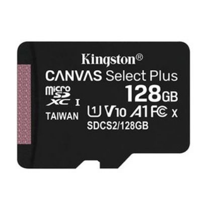 Imagem de MicroSD Kingston 128Gb Class10 (U1) FullHD Canvas Select Plus 100MB/s