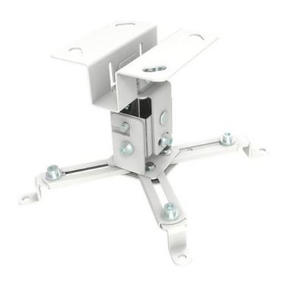 Imagem de Suporte Teto p/ Projetor NapoFix 340W Inclinável/Rotativo Branco