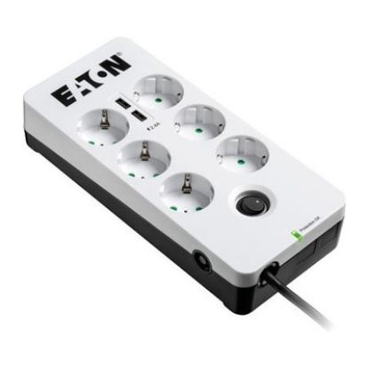 Imagem de Bloco de 6 tomadas Eaton PB6UD USB DIN