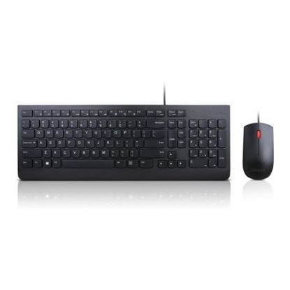 Imagem de Teclado e Rato Lenovo Essential Preto USB (PT)