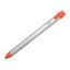 Imagem de Caneta Digital Logitech Crayon p/ iPad Cinza/Laranja