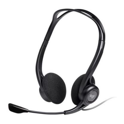 Imagem de Headset Call Center Logitech PC960 USB Preto
