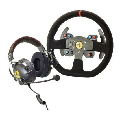 Imagem de Volante + Headset Thrustmaster Race Kit Ferrari 599XX EVO Edition Alcantara Add-On (PC/PS4/XboxOne)