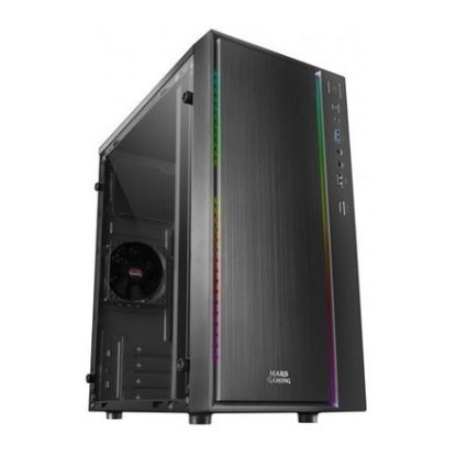 Imagem de Caixa Mars Gaming MCM RGB Preta (Micro-ATX) (Acrilico)