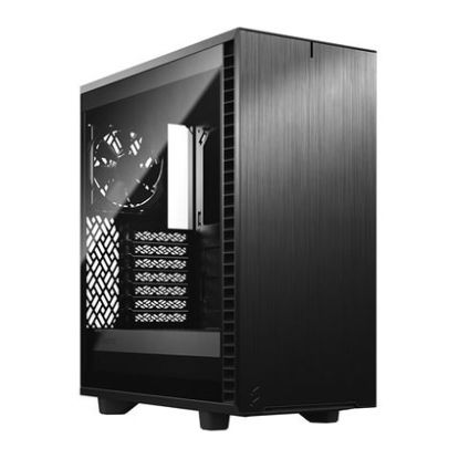 Imagem de Caixa Fractal Design Define 7 Compact Light Preta (ATX) (Vidro Temperado)