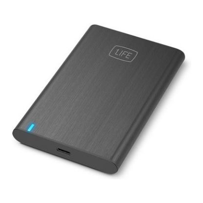 Imagem de Caixa Externa 2,5" SATA 1Life Rapid Alumínio Type-C