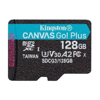 Imagem de MicroSD Kingston 128Gb Class10 (U3) Canvas Go! Plus 90/170MB/s