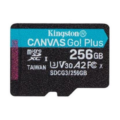 Imagem de MicroSD Kingston 256Gb Class10 (U3) Canvas Go! Plus 90/170MB/s
