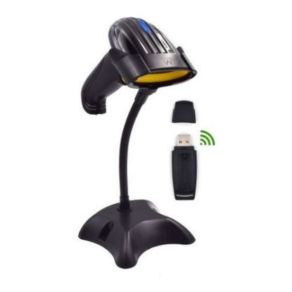 Imagem de Leitor de Código de Barras Ewent Laser Wireless + Suporte