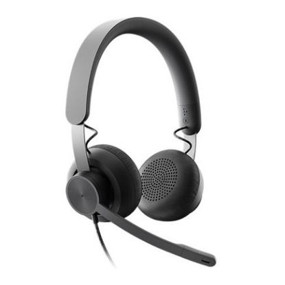 Imagem de Headset Call Center Logitech Zone Teams Wireless/Bluetooth Preto