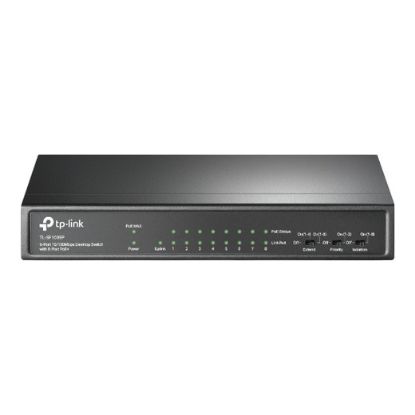 Imagem de Switch de Rede TP-Link 9 Portas 10/100Mbps 8x PoE+ - TL-SF1009P