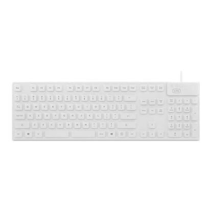 Imagem de Teclado 1Life Clean Silicone Branco
