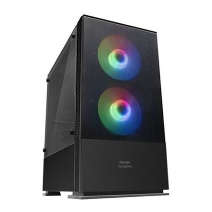 Imagem de Caixa Mars Gaming MCZ RGB Preta (Micro-ATX) (Acrílico)