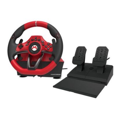 Imagem de Volante Hori Mario Kart Pro Deluxe Vermelho (PC/Switch)