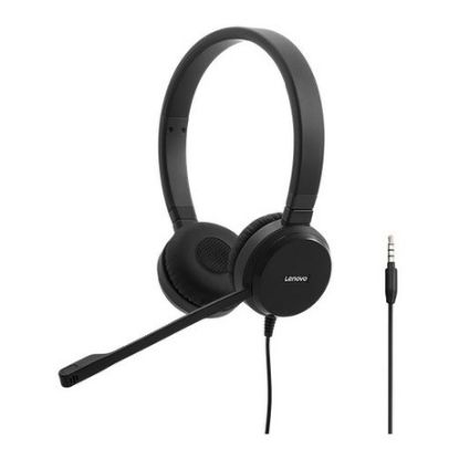 Imagem de Headset Call Center Lenovo Pro VOIP Stereo Preto