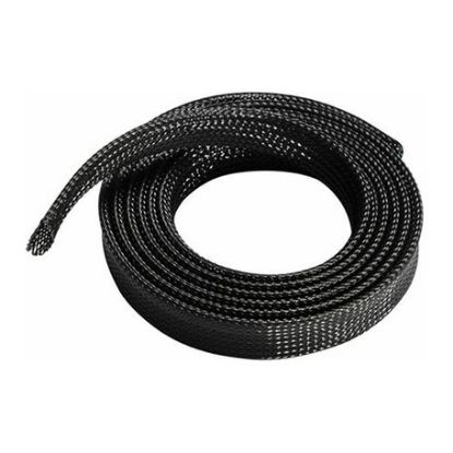Imagem de Organizador p/ Cabos Manga Aisens 20mm Preto - 1Mtr