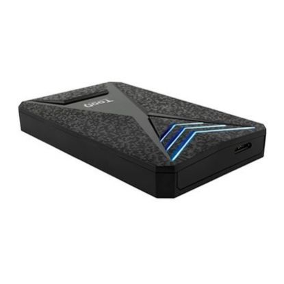 Imagem de Caixa Externa 2,5" SATA TooQ TQE-2550L Gaming LED Azul USB3.1