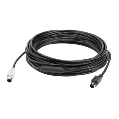 Imagem de Cabo Extensão Mini-DIN-6 p/ Videoconferência Logitech GROUP - 10Mtr