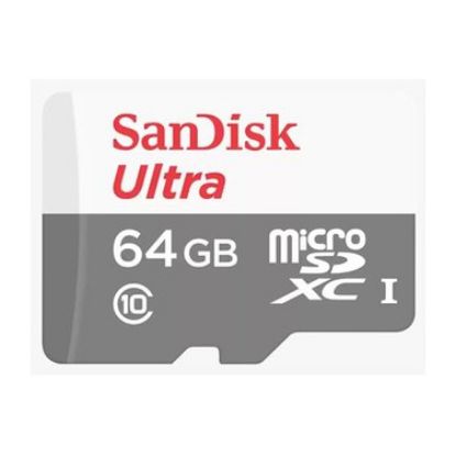 Imagem de MicroSD Sandisk Ultra UHS-I 64GB Class10 (U1) 100MB/s + AdaptadorSD