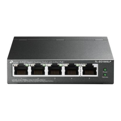 Imagem de Switch de Rede TP-Link 5 Portas Gigabit 4x PoE+ - TL-SG105PE