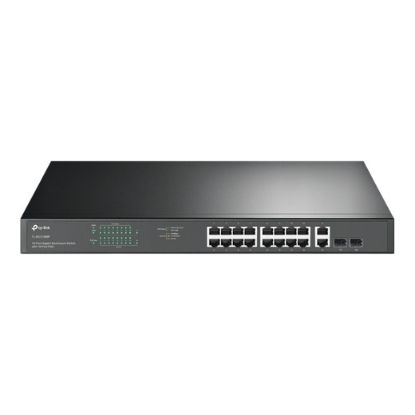 Imagem de Switch de Rede TP-Link JetStream 16 Portas Gigabit PoE+/2x Gigabit + 2x SFP - TL-SG1218MP