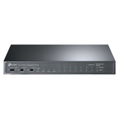 Imagem de Switch de Rede TP-Link 8 Portas 10/100Mbps PoE+ /2x Gigabit /1x Gigabit SFP - TL-SL1311MP